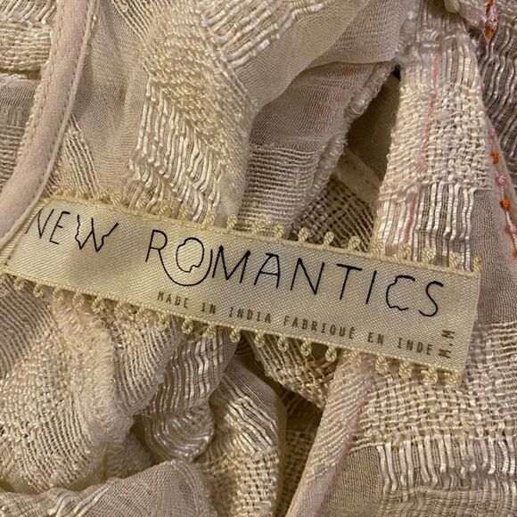 Free People | New Romantics | Rainbow Sheer Flower Bud Embroidered Tunic - Picture 5 of 10